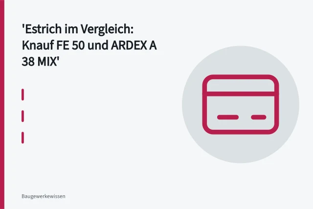 Fließestrich wird auf Rohbauboden eingebaut, Heizrohre eingebettet. Estrich im Vergleich: Knauf FE 50 und ARDEX A 38 MIX