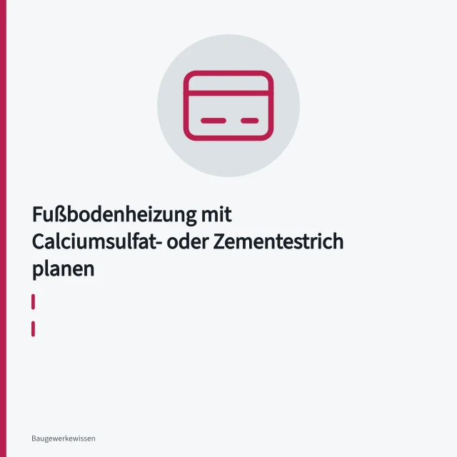 Calciumsulfat-Fließestrich umschließt Heizrohre der Fußbodenheizung auf der Baustelle. Fußbodenheizung mit Calciumsulfat- oder Zementestrich planen