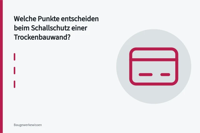 Trockenbauwand mit CW-Profilen, Mineralwolle und versetzter Elektrodose im Rohbau. Welche Punkte entscheiden beim Schallschutz einer Trockenbauwand?