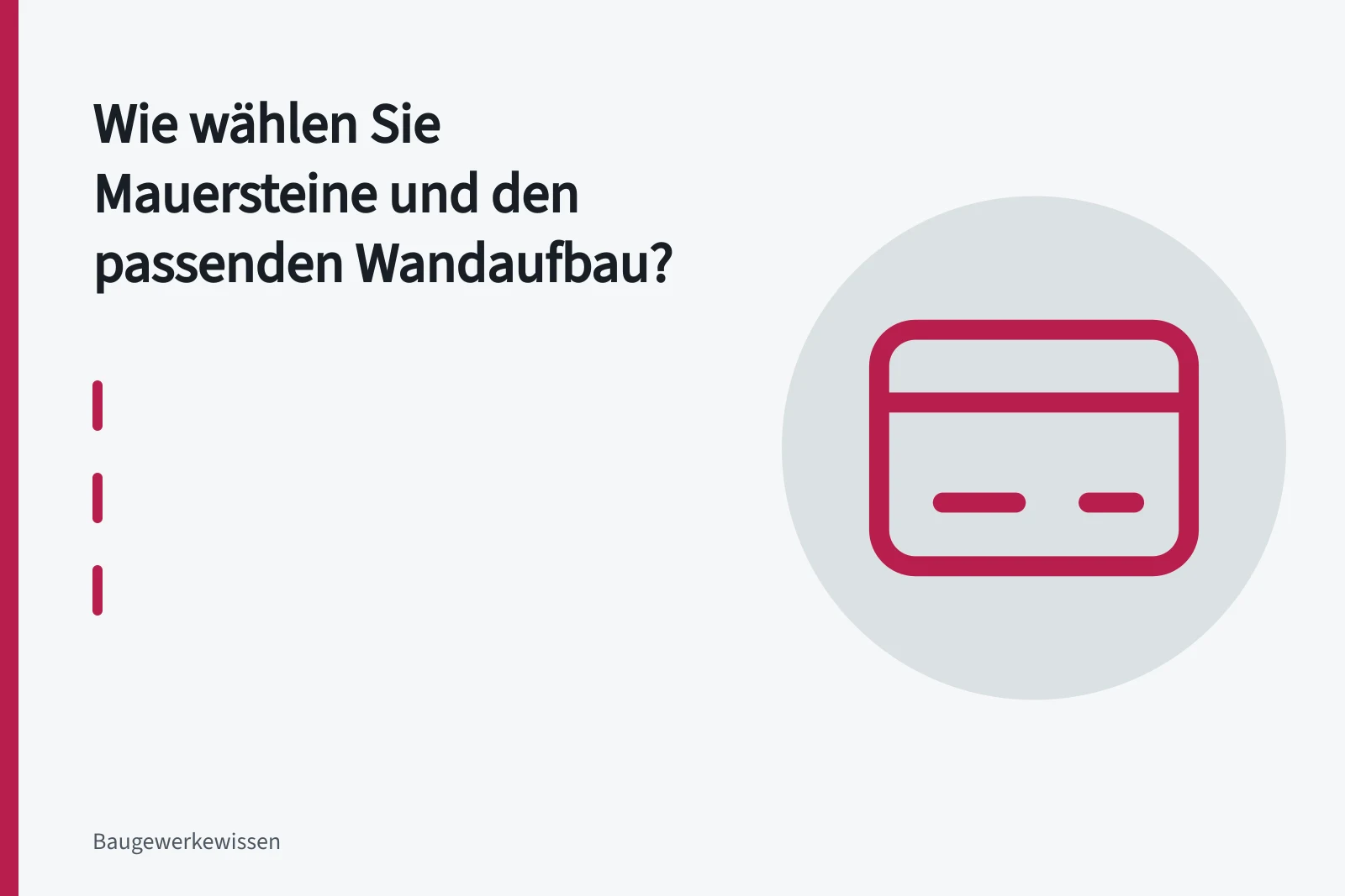 Kalksandstein-Plansteine mit Nut-Feder-System im Mauerwerksverband